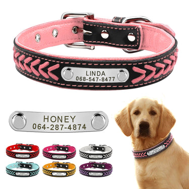 Dog Heaven™ Personalized Leather Collar